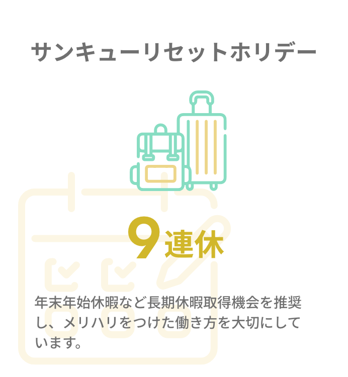 サンキューリセットホリデー